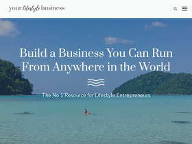 'yourlifestylebusiness.com' screenshot