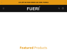 fuerileather.com homepage screenshot