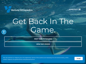 'venturaortho.com' screenshot