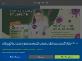 'imupret.de' screenshot
