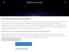 'tdsystems.es' screenshot