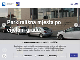 'zagrebparking.hr' screenshot