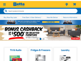 'betta.com.au' screenshot