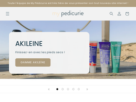 my-pedicurie.com homepage screenshot