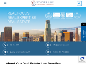'schorr-law.com' screenshot