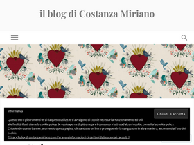 'costanzamiriano.com' screenshot