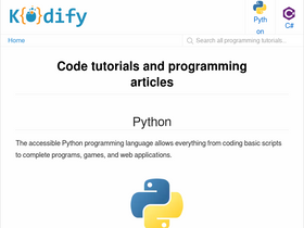 'kodify.net' screenshot
