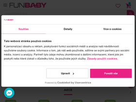 'funbaby.cz' screenshot