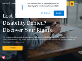 'stlawyers.ca' screenshot