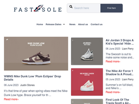 'fastsole.co.uk' screenshot