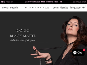 finerblack.com homepage screenshot