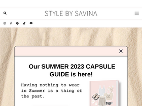 'stylebysavina.com' screenshot