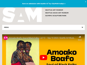 'seattleartmuseum.org' screenshot
