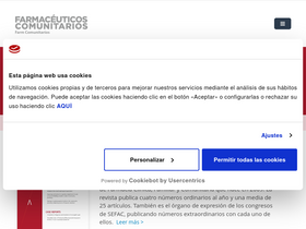 'farmaceuticoscomunitarios.org' screenshot