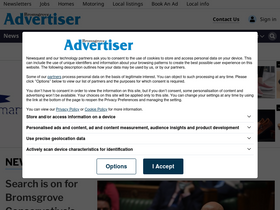 'bromsgroveadvertiser.co.uk' screenshot