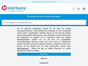 'interhome.de' screenshot