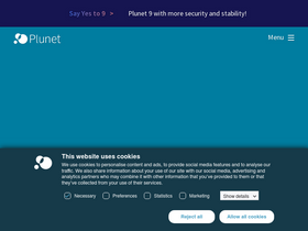 'plunet.com' screenshot