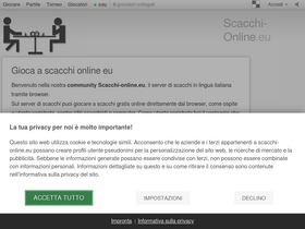 'scacchi-online.eu' screenshot