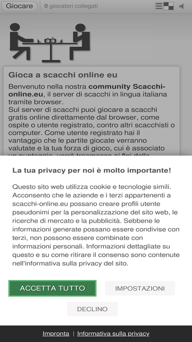 • Scacchi Online Gratis