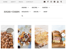 'sugarandcharm.com' screenshot