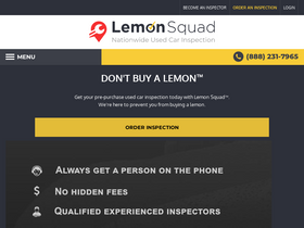 'lemonsquad.com' screenshot