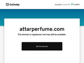 attarperfume.com homepage screenshot