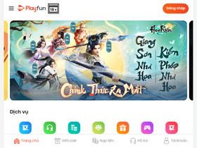 'banghoi.playfun.vn' screenshot