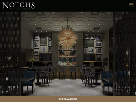 'notch8-dining.com' screenshot
