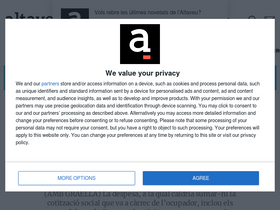 'altaveu.com' screenshot