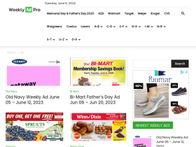 'weeklyadpro.com' screenshot