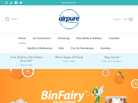 airpure.com homepage screenshot