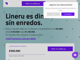 'lineru.com' screenshot