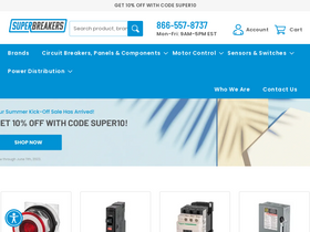 'superbreakers.com' screenshot