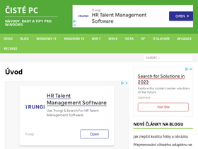 'cistepc.cz' screenshot