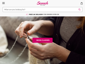 Sconch Yarn Shop homepage screenshot