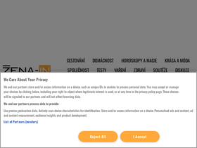 'zena-in.cz' screenshot