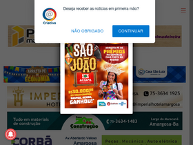 'criativaonline.com.br' screenshot