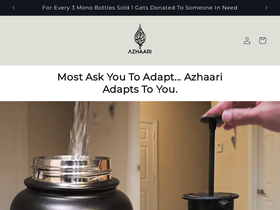 Azhaari website screenshot