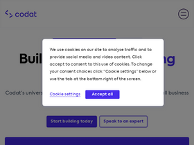 'codat.io' screenshot