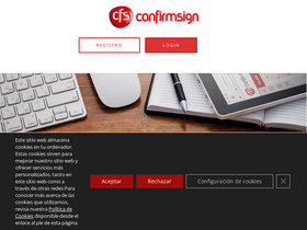 'confirmsign.com' screenshot