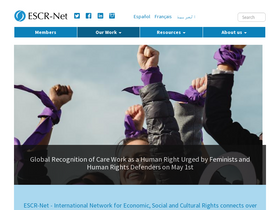 'escr-net.org' screenshot