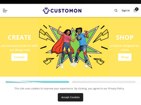 'customon.com' screenshot