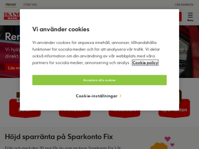 'ikanobank.se' screenshot