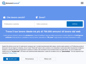 'annuncilavoro360.com' screenshot