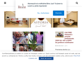 'bihorjust.ro' screenshot
