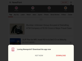 'newspointapp.com' screenshot