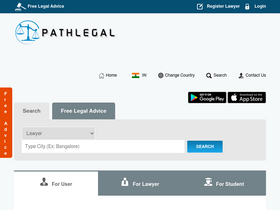 'pathlegal.in' screenshot