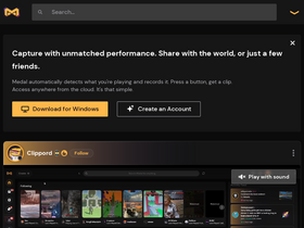 'medal.tv' screenshot