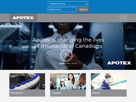 'apotex.com' screenshot