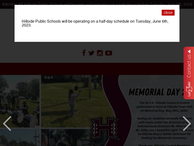 'hillsidek12.org' screenshot